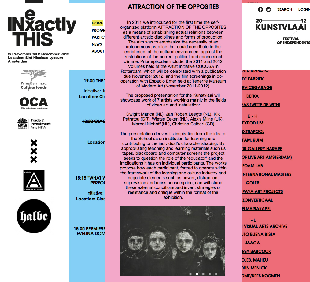 attraction of the opposites